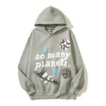 Broken Planet So Many Planet Hoodie- Gray